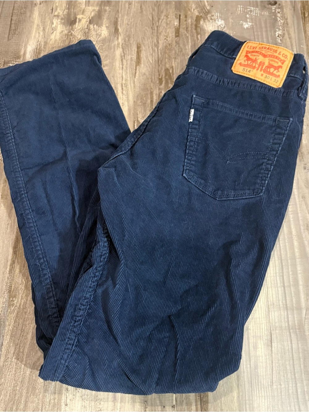 Levi’s 514 Blue Tab Corduroy Pants Mens 30x32